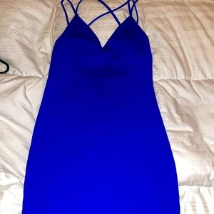 Brand new Blue fitted dress